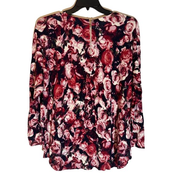 Gramercy 22 Women's Floral Long Sleeve Top 1X - Rayon/Nylon Blend sweater.NWOT - Picture 11 of 11